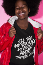 Load image into Gallery viewer, All The Wrong People Hate Themselves / Unisex Short-Sleeve T-Shirt