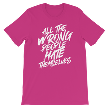 Load image into Gallery viewer, All The Wrong People Hate Themselves / Unisex Short-Sleeve T-Shirt