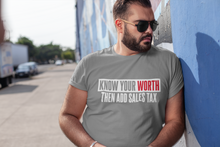 Load image into Gallery viewer, Know Your Worth / Unisex Short-Sleeve T-Shirt