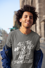 Load image into Gallery viewer, All The Wrong People Hate Themselves / Unisex Short-Sleeve T-Shirt