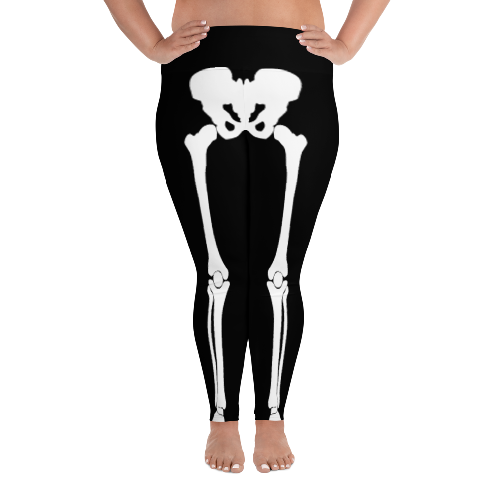 Women's Plus Size Skeleton Leggings