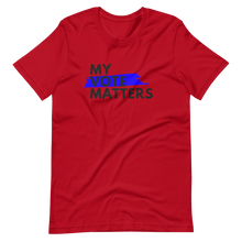 Load image into Gallery viewer, My Vote Matters (BLK) / Unisex Short-Sleeve T-Shirt