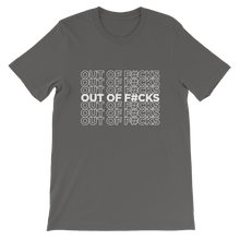 Load image into Gallery viewer, Out of F#cks (White) / Unisex Short-Sleeve T-Shirt