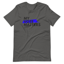 Load image into Gallery viewer, My Vote Matters (BLK) / Unisex Short-Sleeve T-Shirt