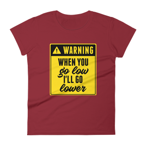 Warning / Women's Short Sleeve T-Shirt