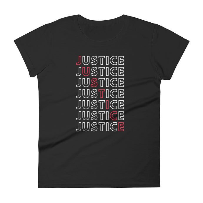 Justice (WHT) / Women's Short Sleeve T-shirt
