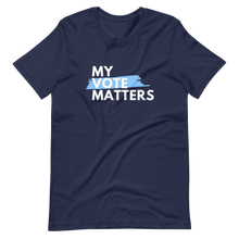 Load image into Gallery viewer, My Vote Matters (WHT) / Unisex Short-Sleeve T-Shirt