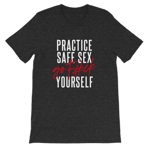 Practice Safe Sex / Unisex Short-Sleeve T-Shirt